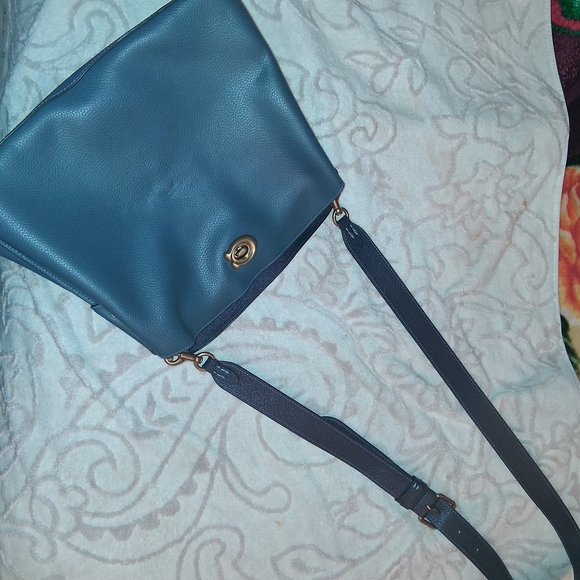 Coach Handbags - Coach Blue Crossbody Bag